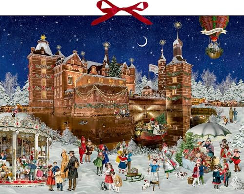 Wand-Adventskalender – Weihnachtszauber auf dem Schloss: (Schloss Merode)Weihnachtszauber auf dem Schloss: Ein nostalgischer Adventskalender