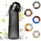 Wheophy Bouteille d'eau de 650ml avec 5 Capsules de Saveur, Tasse d'eau Parfumée aux Fruits, Adaptée pour les Sports de Plein Air et les Activités en Plein Air