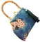GAROZATION 1Stk Handtasche the tote bag handtadche handbags totebags Kupplung Vintage-Geldbörse für Damen rote Clutch Luxus-Geldbörse für Frauen luxuriöse Aufbewahrungstasche Bambus