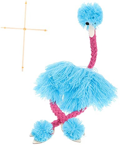 SKISUNO Kinderpuppen für Ostrich Marionette Toy Yarn Puppet Ostrich Hand Puppet Figur Puppenspielzeug for Kids String Doll Parent Child Interactive Educational Toys