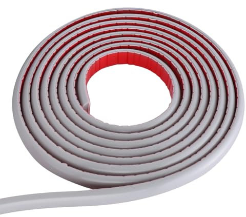 Ayuduots Moulure autocollante Grise, 3,2 m, Flexible et étanche, pour carrelage de Sol et dosseret
