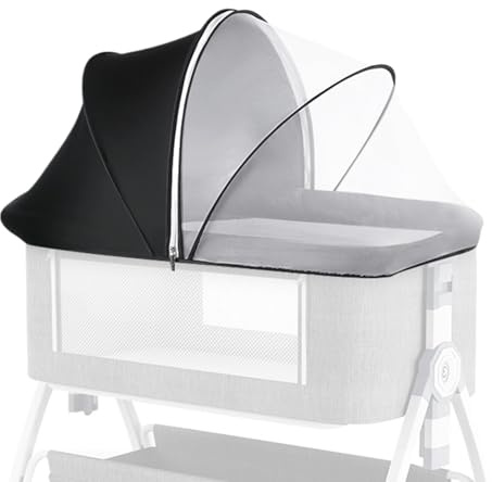 Hogvinnatil für Kinderwagen | Tragbarer Sonnenschutz mit Sicherheitsnetz für Kinder – elastischer Netzschutz verstellbar für Autositze, Kinderbetten, Kinderwagen, Kinderwagen und Buggys