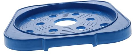 PartyKindom Movable Gas Cylinder Tray with Wheels Kitchen Plant Stand for Lpg Tanks and Stylish Easy to Move Heavy Bottles for Home Restaurant Use