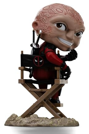 Iron Studios Sammlerstück, Kunststatue, Maßstab 1/10, Deadpool (unmaskiert), Minico Polystone-Harz, Mehrfarbig, 13,7 cm