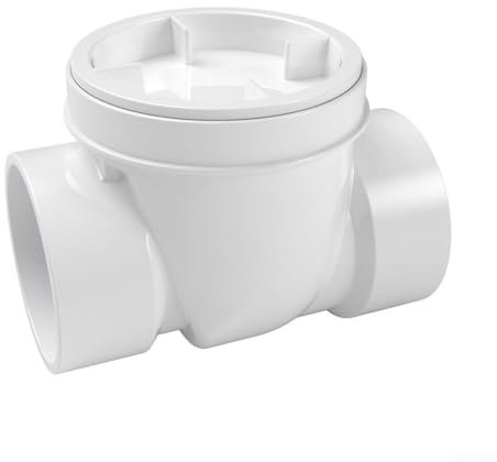 Sustainable PVC Construction Resilient Backwater Valve to Sewer System Failures (1-1/2 inch)