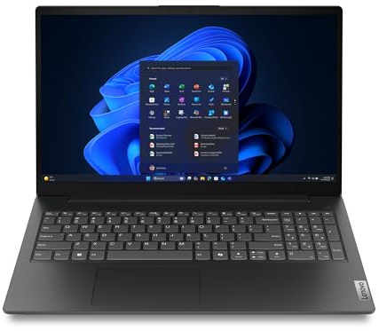 Lenovo V15 G6 ITN 83M4 – Ordenador portátil de CPU Intel N100 de 4 núcleos hasta 3,4 GHz – Pantalla FHD de 15,6 pulgadas – 8 GB RAM DDR5, 256 GB SSD NVMe – HDMI, USB 3.0, Wi-Fi, Bluetooth, Webcam