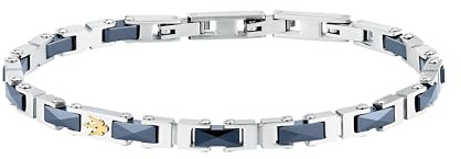 Herrenarmband aus Stahl und Keramik, CERAMIC Kollecktion - JM226ATZ82