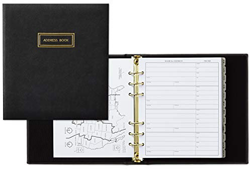 Hallmark Refillable Address Book (Charcoal)