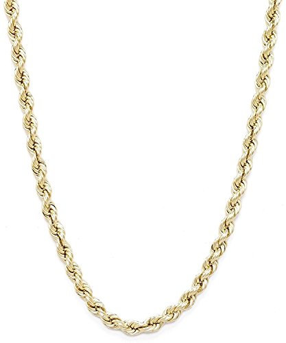 PRINS JEWELS 18 Karat 750 Gold Kordelkette Gelbgold Unisex - 4.40 mm. Breit (60)