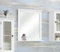 Pelipal - Maxim - Spiegel mit Ablage - Badmöbel - 68,5 x 60 x 13 cm - Landhaus-Stil - in weiß Glas/weiß