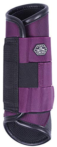 QHP Eventing-Hinterbein-Gamaschen Technical Lila XL