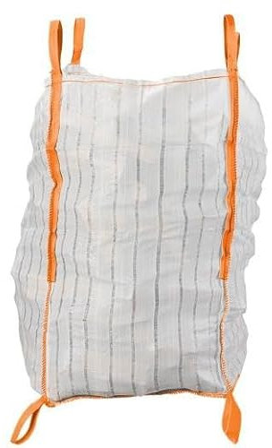 Großer Rundholzsack|Holzbag 100x100x150cm für Holzlagerung| Belüftetes PP-Gewebe | 10er-Pack