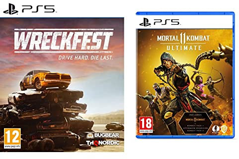 Wreckfest (PlayStation 5) & Mortal Kombat 11 - Ultimate Edition (Includes Kombat Pack 1 & 2 + Aftermath Expansion) (PlayStation 5)