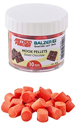 Balzer Method Feeder Haken Pellets 10mm orange-Sweet Chocolate 60g