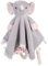 Vicloon Schmusetuch Elefant, Kuscheltuch mit Knisterfolie und Glöckchen, Weich & Waschbar, 29x 27 cm, Baby Kuscheltier, Schmusetuch für Babys ab 0+ Monaten -Rosa…