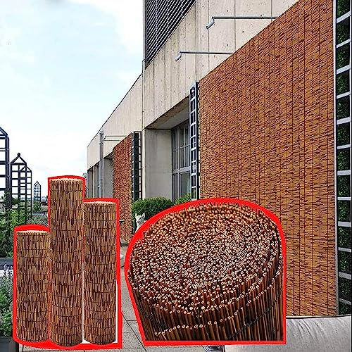 Kanduo JSY Sichtschutz im Freien, Bambuszaunrollen for Hof, Garten, Balkon Schilfrohr-Zaunrollen (Size : 1 * 2m)