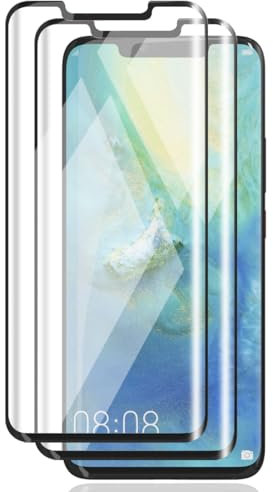 Zerrshoo Protector de Pantalla para Huawei Mate 20 Pro, Huawei Mate 20 Pro Cristal Templado 2 Piezas,Cristal Dureza 9H para Mate 20 Pro, para Huawei Mate 20 Pro Vidrio Templado Protector de Pantalla