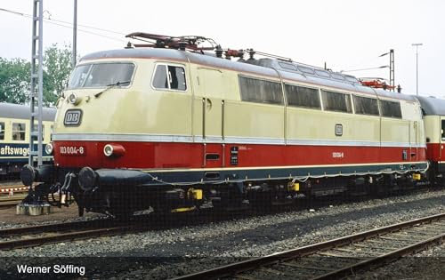 Arnold HN2564 Elektrolokomotive 103 004 der DB, Einarmstromabnehmer, dunkle Lok – elektrisch