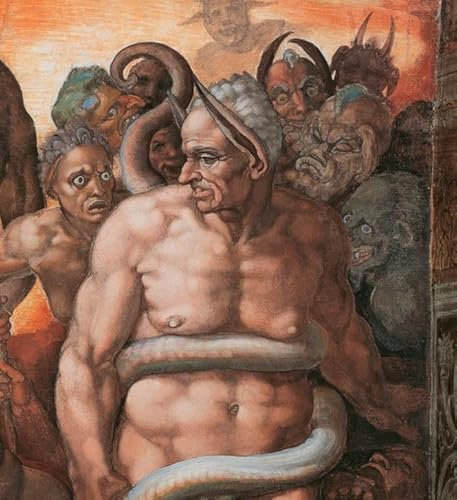 Vintage Leinwanddruck Leinwanddruck Kunst Berühmte Gemälde Das jüngste Gericht von michelangelo buonarroti für Schlafzimmer Home Decor 60x90cm