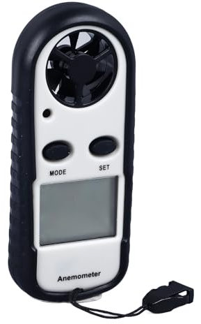 Anemometro Digitale LCD, Misuratore di velocità del Ad Alta Precisione per Test Intelligenti All'aperto