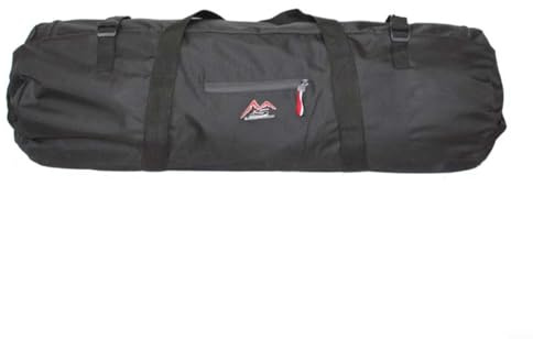 EpheyFIF Faltbare Zelt-Aufbewahrungstasche, große Kapazität, wasserdichte Gepäcktasche für Camping, Wandern, Picknick-Organizer (Schwarz, L)