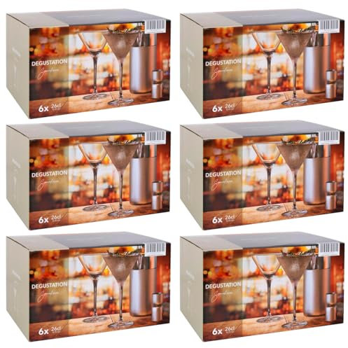 ACAN Tradineur - Pack de 36 Copas - Modelo Degustacion - Capacidad: 260 ml - Ideal para Cocteles - Aptas para lavavajillas - Tamaño Aprox: Ø 10 x 18 cm