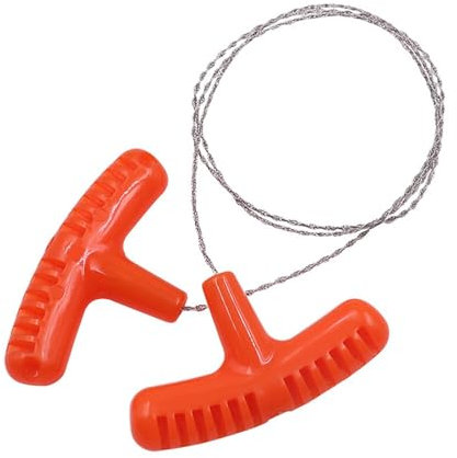Edelstahl Kettensäge Notfall Seilsäge für Outdoor Survival
