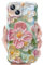 JETech Niedliche Hülle für iPhone 13 6,1 Zoll, Bunte Retro Ölgemälde Blumendesign Lockig Welle Rahmen, Stilvolle Blume TPU Weiche Schutzhülle für Frauen und Mädchen (Rosa Blume)