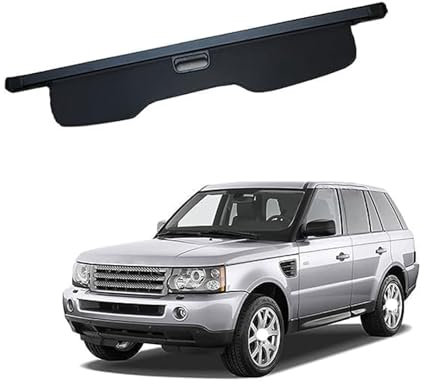 CCLXWY Auto Laderaumabdeckung Kofferraum für Range Rover Sport 2006-2013,Kofferraum Schutz Abdeckung Laderaumabdeckung,Kofferraumabdeckung Rollo Schutz Innere Zubehör