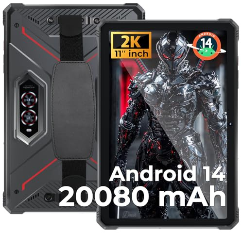 HOTWAV R9 Pro Rugged Tablet Android 14-2K 11'' 20080mAh Waterproof Tablet