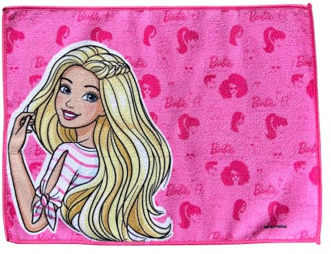 Mantel individual de tela, mantel individual lavable y resistente al calor, 40 x 30 cm, 100% poliéster (Barbie)