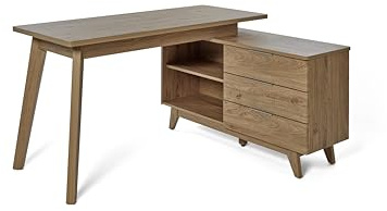Jahnke Eckschreibtisch Libre D 240 E Montana Eiche