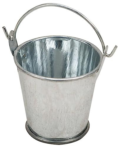 Milisten Miniatureismodell Kleiner Metalleimer Mini -Hausdekorationen Miniaturgarteneimer Mini-Eisfass Miniaturhausdekor Kleiner Eimer winziger Eimer Miniaturhaus Accessoire Eisen