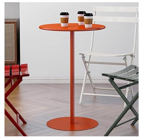 DGDHHSFJDJ Moderner runder Stehtisch mit hoher Platte – Küchen-, Outdoor-, Bistro- und Pub-ESS- oder Couchtisch für Zuhause, Veranstaltungen und Konferenzen