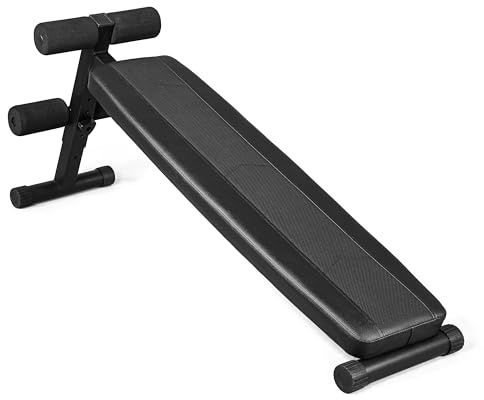 CAP Barbell Sit Up Bench – Adjustable Decline Ab Bench for Home Gym – Multi-Purpose Slant Board for Core Strength, Sit-Ups, and Full-Body Workouts
