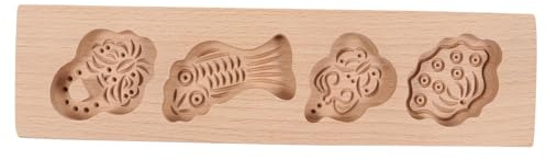 OIFAODAO, Moules à biscuits en bois, 1 pièce, presse chinoise, gâteau de lune chinois, gadget cuisine, fabricant gâteaux, la crème glacée, fournitures cuisson DIY,Emporte-pièces