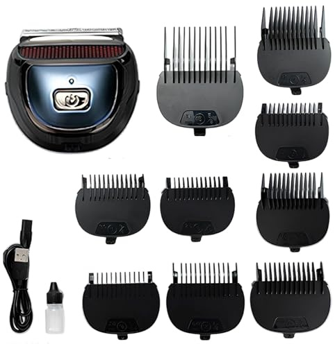 Vestamore Selbst-Haarschnitt-Kit für Männer, Elektrische Haarschneidemaschine mit USB-Aufladung, Haarschneidemaschine, 6500 U/min Professionelle Haarschneidemaschine, inklusive 8 Längenschutz