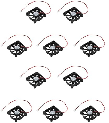 Zhdbchyuu 10X Ventilador de Refrigeracion Enfriador de 2 Pines 60mm DC 12V 0.16A Caja de PC de Escritorio