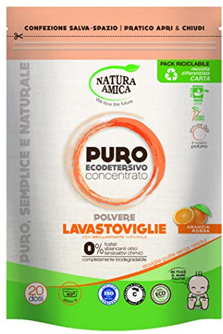 Natura Amica Puro detergente para lavavajillas en polvo - 250 g