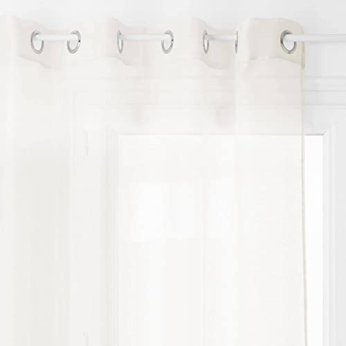 Atmosphera - Vorhang Moly - Elfenbein - 135x240 cm - Elfenbein