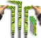 Alien Pros Golf Grip Wrapping Tapes (3-Pack) - Innovative Golf Club Grip Solution - Enjoy a Fresh New Grip Feel in Less Than 1 Minute (3-Pack, Neon Yellow Tiger)