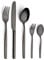 ECHTWERK EW-BS-3055S Tafelbesteck Positano-Black Edition, 30-teilig, für 6 Personen, Edelstahl 18/10, PVD mattiert, Hochwertiges Besteck Set, inkl. Aufbewahrungs-Kassette, Stahl, Schwarz