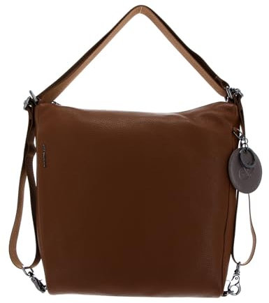 Mandarina Duck Mellow Leather Damen-Tasche, 36 x 33 x 12 cm (L x H x B), Braun (Indian Tan), 36x33x12 (L x H x W)
