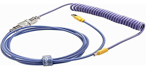 Ducky Premicord Blau, Violett, 1,8 m, USB Typ-A, USB Typ-C
