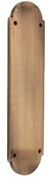 Infinity Decor Antique Brass Victorian Design Shaped Finger Push Plate Protector 300 x 75mm - for Interior or Exterior Door