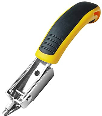 Staple Remover, Staple Puller Tool, Upholstery and Construction Heavy Duty Staple Remover, Strength Staple Puller Removing All Kinds of Staples(Yellow)