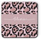 Daytripper Custom Name Drinks Personalised Pink Leopard Print Coffee Tea for Cup Mug Home Decor Animal Print Gift Coaster for Her -Design-3