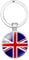 Bodmind Schlüsselanhänger Keyring Flagge,Lebhafte Rote Union Jack Union Flagge Art Auto Tasche Brieftasche Ornamente Handwerk Zubehör Für Dekoration Cabochon Anhänger Hängende Geschenke Schnalle, W