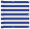HOMIUSE 90x400 cm Balkon Sichtschutz Garten Sichtschutz Terrasse Balkon Regenschutz Privacy Balkonverkleidung Windschutz Balkon Balcony Privacy Screen Weiß und Blau