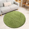 Miovani Hochflor Teppich Rund 160 cm Grün - Besonders weicher Shaggy Teppich in vielen Farben & Größen für Dein gemütliches Zuhause - Teppich Wohnzimmer & Schlafzimmer